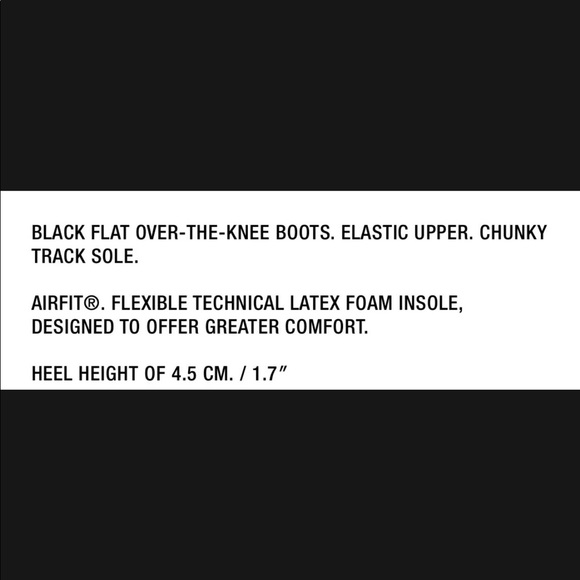 ZARA over the knee track boots - Picture 10 of 10